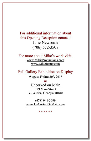 Uncorked Show Invitation 2