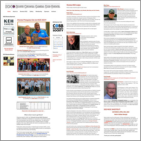 North Georgia Camera Club Council 2022